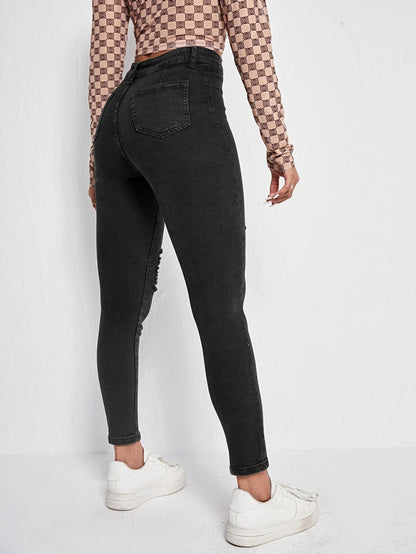 Cherry - Ripped Jeans