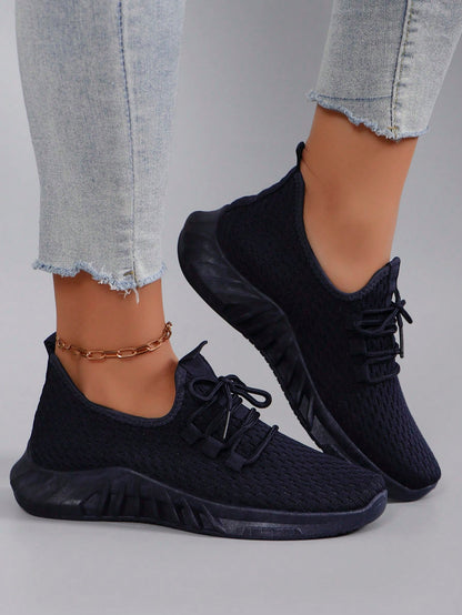 Damen atmungsaktive und bequeme Slip-On Sneakers, leicht, einfarbig/rosa/helle Farbe, rutschfest und abriebfest
